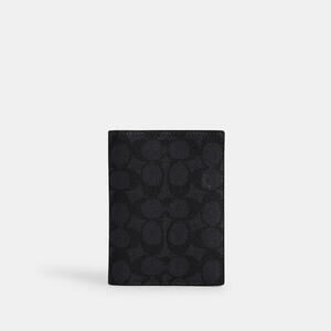 Coach Outlet Men's Passport Card Case In Signature Canvas